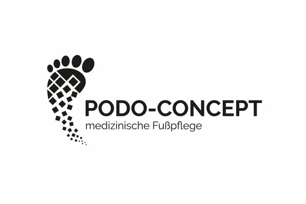 Logo Design Podo-Concept in schwarz