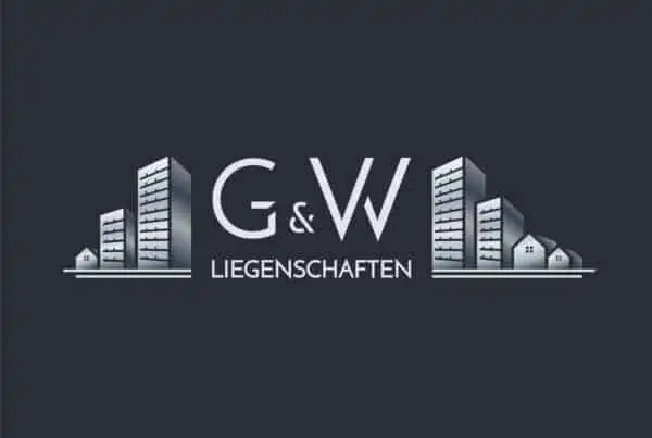 Logo Design Hell G&W Liegenschaften Berlin, Logo Designer Andrea Baitz, Dessau, Sachsen-Anhalt, Leipzig, Magdeburg, Halle