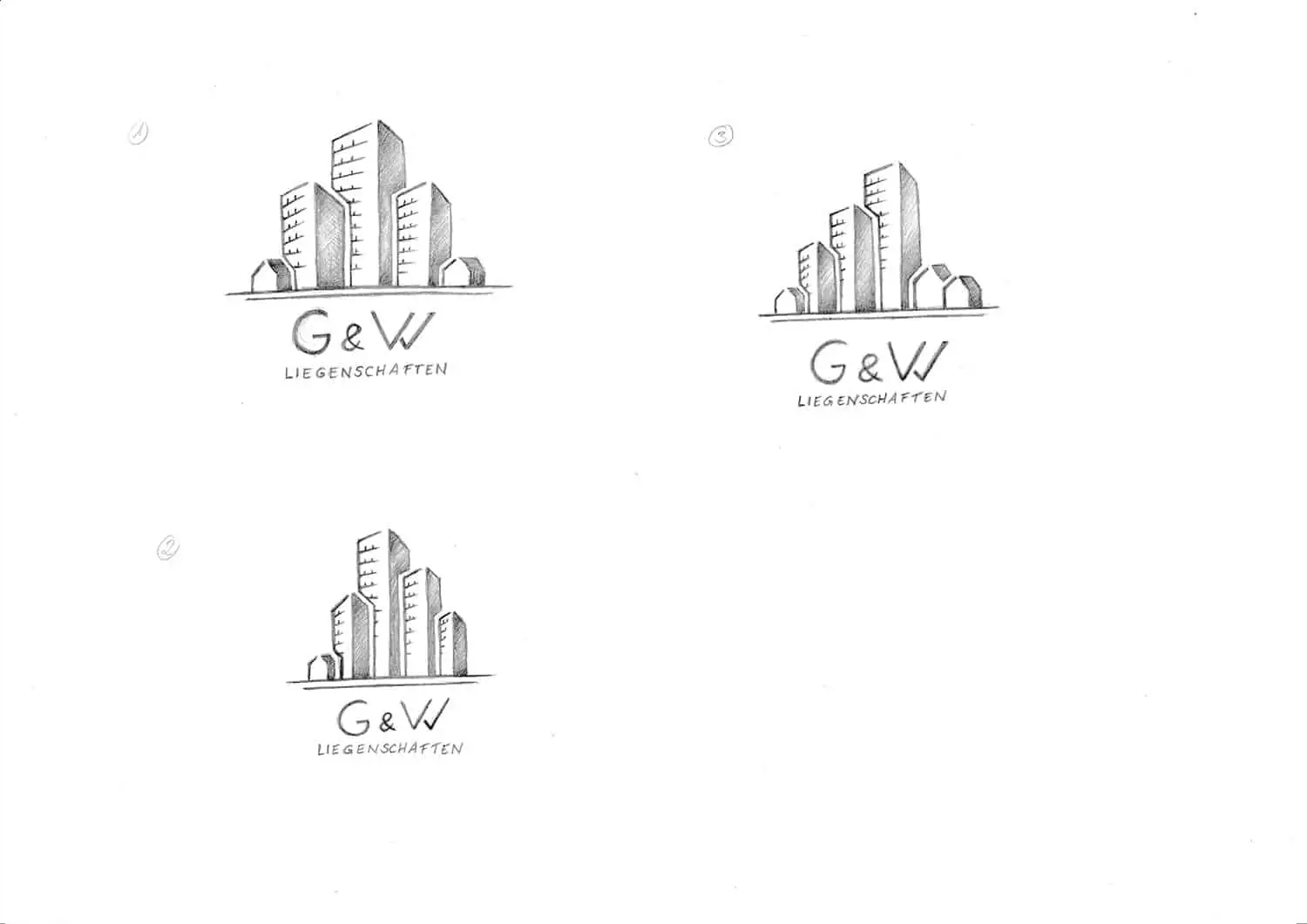 Logo Design Grobe Konzepte G&W Liegenschaften Berlin