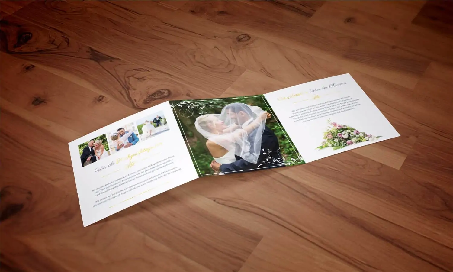 Flyer - Mona und Philipp - Hochzeitsfotografie, Prindesign, Flyer-Design, Grafik-Design, Andrea-Baitz, Grafikdesigner, Eckernförde, Raum Kiel, Rendsburg, Flensburg, Hamburg, Schleswig-Holstein