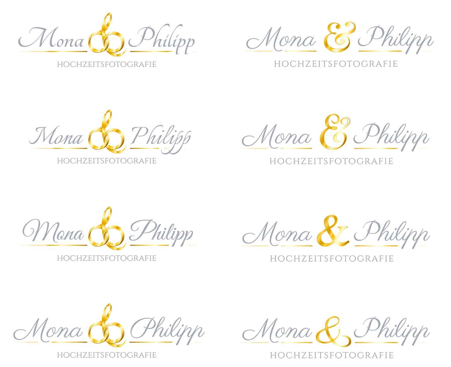 Mona und Philipp Hochzeitsfotografie Logo Design, Logo Designer, Andrea Baitz, Eckernförde, Logo Design Schleswig-Holstein, Logo Design Eckernförde, Logodesign, Raum Schleswig, Rendsburg, Flensburg, Hamburg, Firmen Logo Design